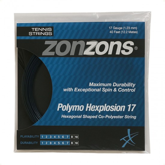 SET DE CORDA ZONS POLYMO HEXPLOSION 17 1.23 - PRETO